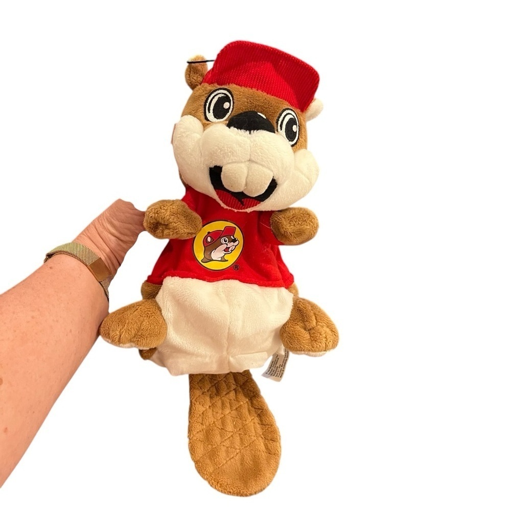 10" Buc-ee's Beaver Hand Puppet Plush Toy Truck Stop Gas Station